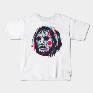 Creppy mask face Kids T-Shirt